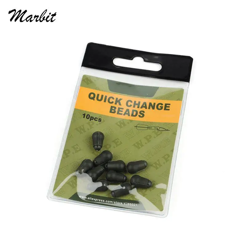 10Pcs/pack Fishing Quick Change Stop Bead Method Feeder Carp Rig