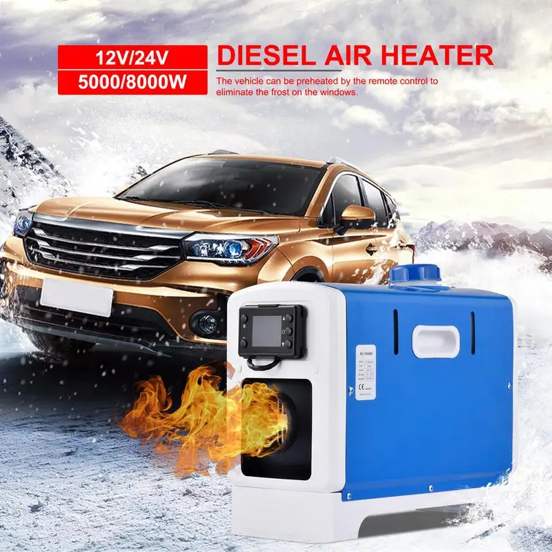 Chauffage diesel à grand écran LCD 5kw 12V, chauffage à Air autonome, avec  interrupteur, pour Parking, voiture, SUV, RV, entrepôt - AliExpress