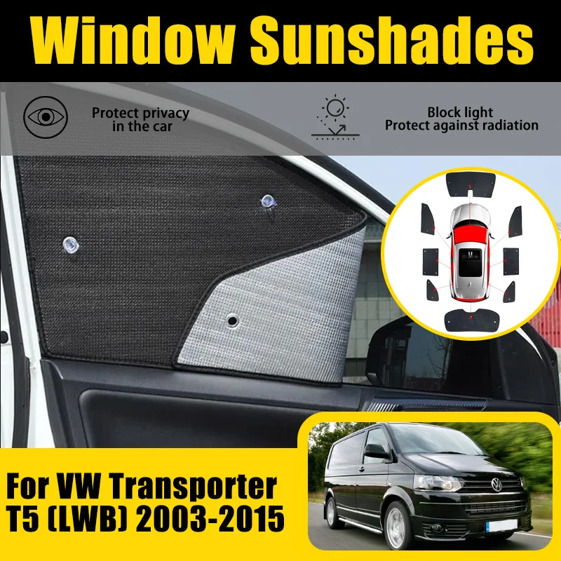 Parasole Completo Per Copertura Auto Per Vw Volkswagen Transporter Caravelle Multivan Doubleback T5 Lwb 2003 ~ 2015 2010 Accessori Per Visiera Auto