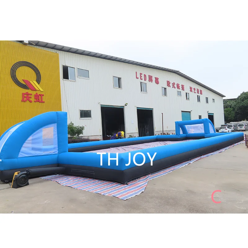 

Free air ship to door,outdoor portable inflatable soccer field, customized giant inflatable football pitch court arena