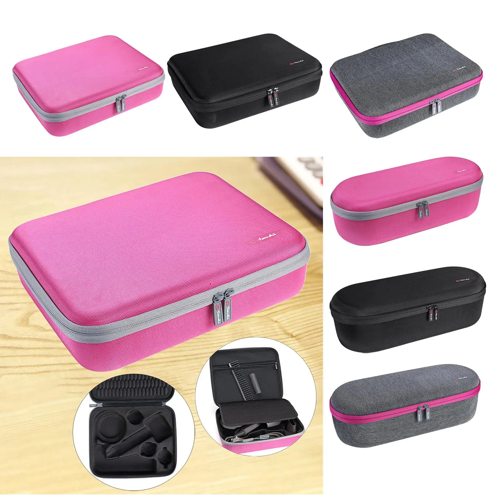 Hair Dryer Case for Hair Dryer, Extra Storage Space for Accessories ? Travel Carrier Case Bag