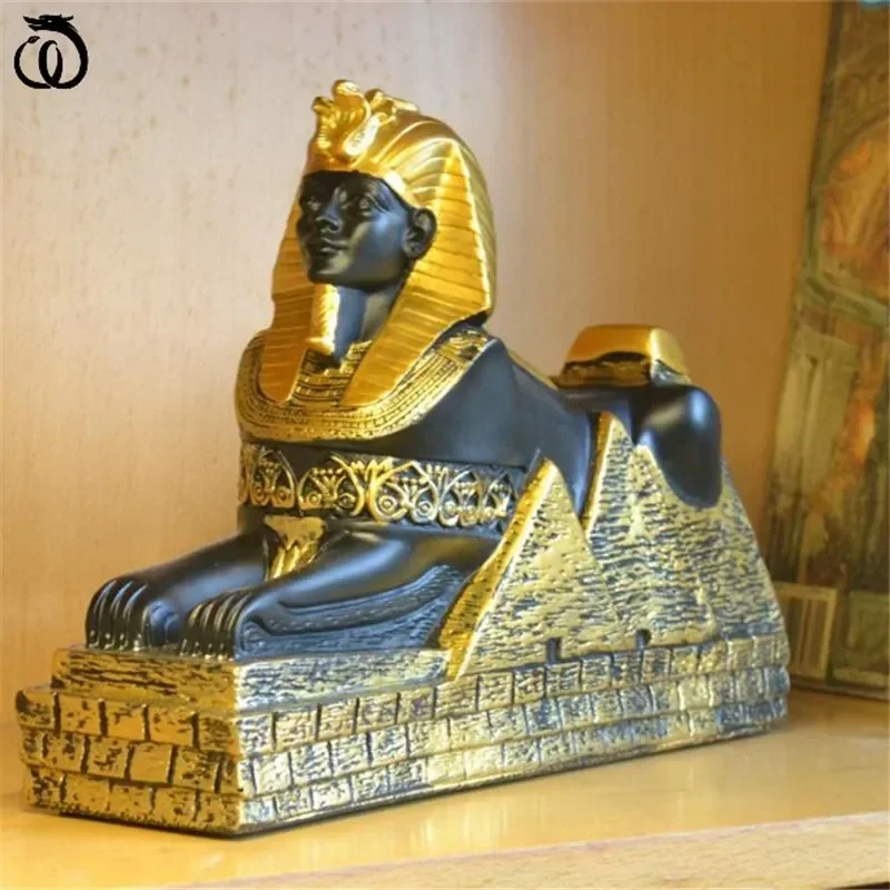 

Египетская статуя сфинкса, статуэтка Фараона, тютанхамуна, статуэтка старого Египта, Статуэтка из смолы, ремесло, домашний декор, аксессуары, сувениры
