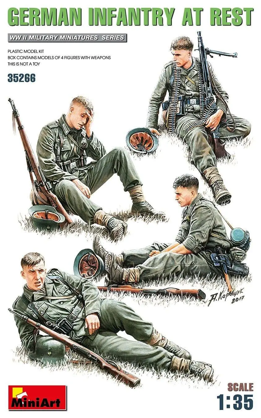 

MiniArt 35266 1/35 scale German Infantry at Rest
