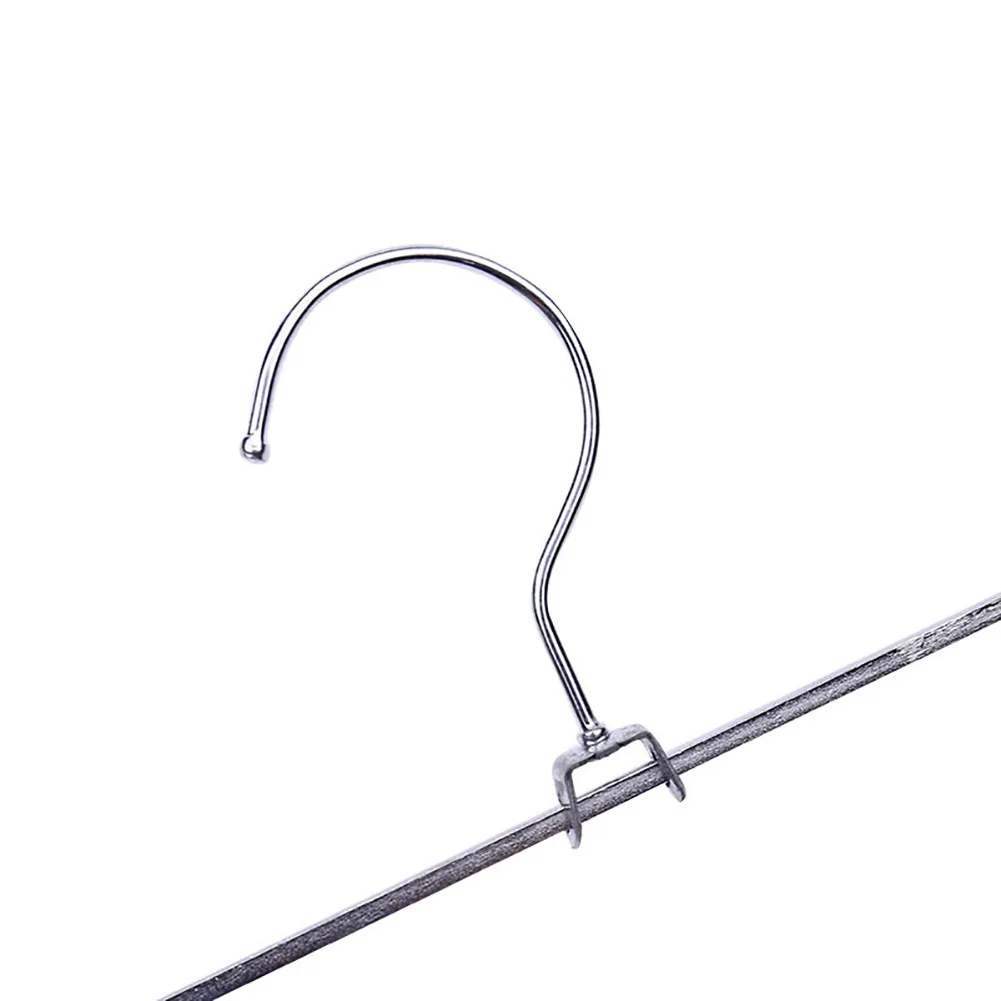 10pcs Stainless Steel Clothes Hanger Practical Drying Rack Heavy Duty Multi-function Durable Creative Exquisite with Swivel Hook 5