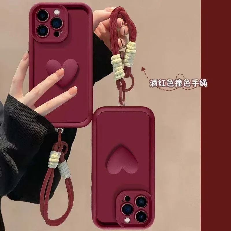 Elegant Love Hand Chain Case