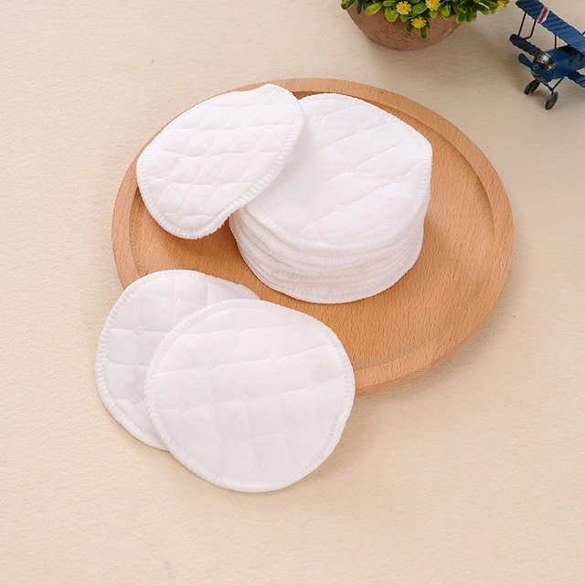 12Pcs(6 Pairs) 3 Layers Cotton Reusable Breast Pads Nursing Waterproof  Organic Plain Washable Pad Baby Breastfeeding Accessory - AliExpress