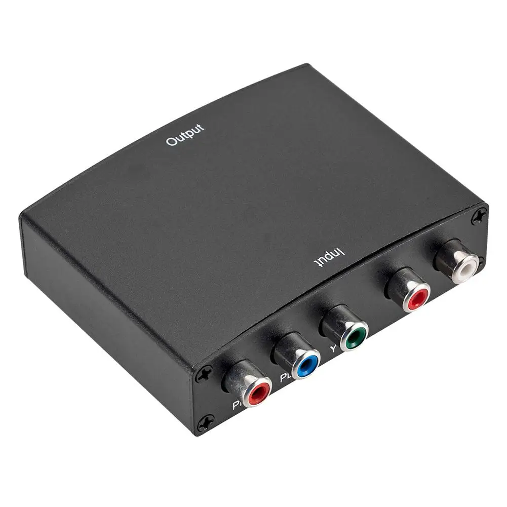 Ypbpr-rgb Component Video e r l Audio Adapter Converter Resolução Máxima de Vídeo Compatível com hd 1080p