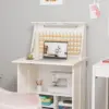 Sewing Table, Sewing Machine Desk With Under Cabinet Lights, Charging Station, 65 Spools Thread Rack Multipurpose Craft Storage 2