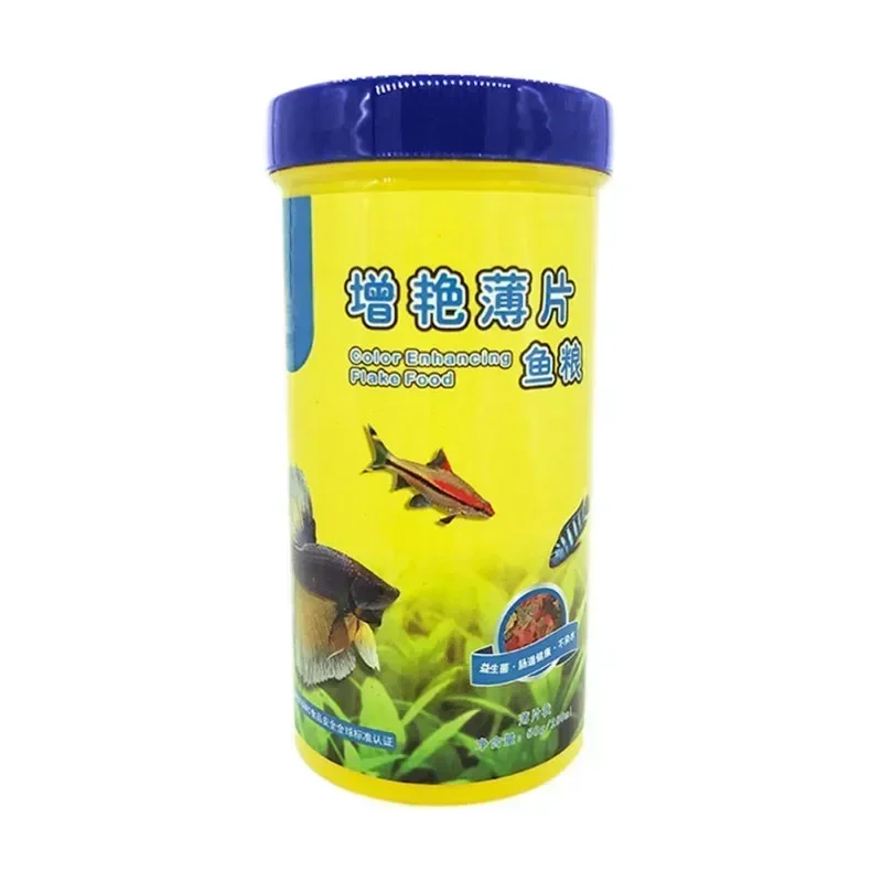Fish food Fish Food Coloring and Brightening Feed High-nutrient Tropical Fish Growth Healthy Food Flakes