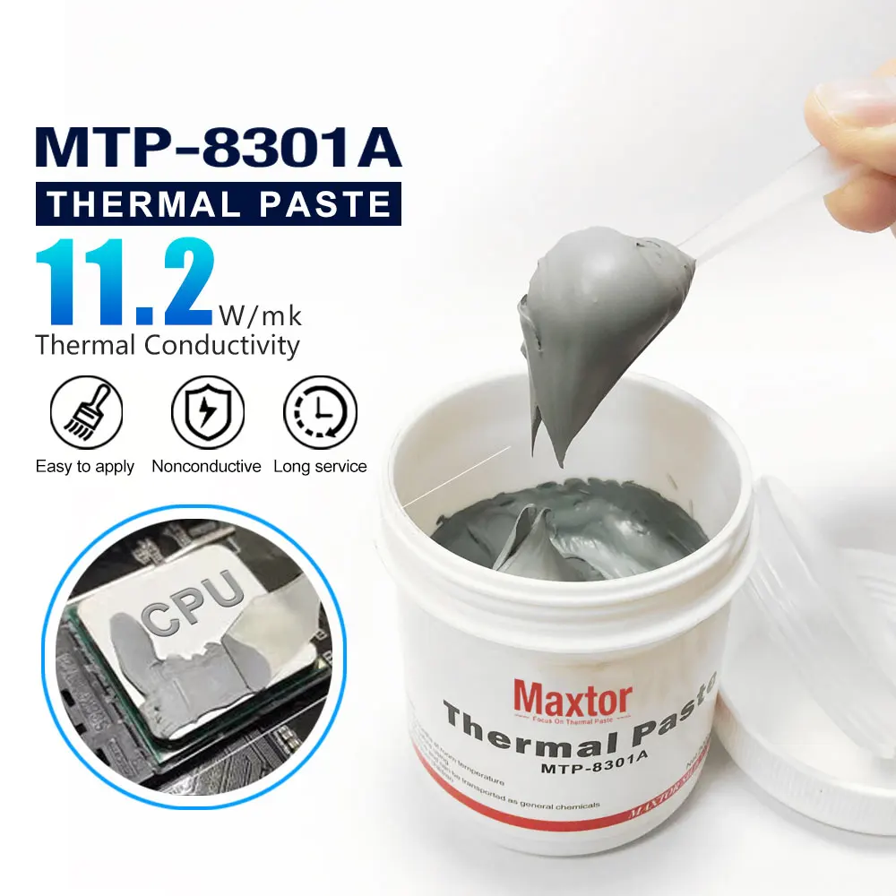 Pasta Condutora Térmica do Elevado Desempenho Cpu Gpu Ps4 Computador Refrigerar 5g Maxtor 11.2w mk
