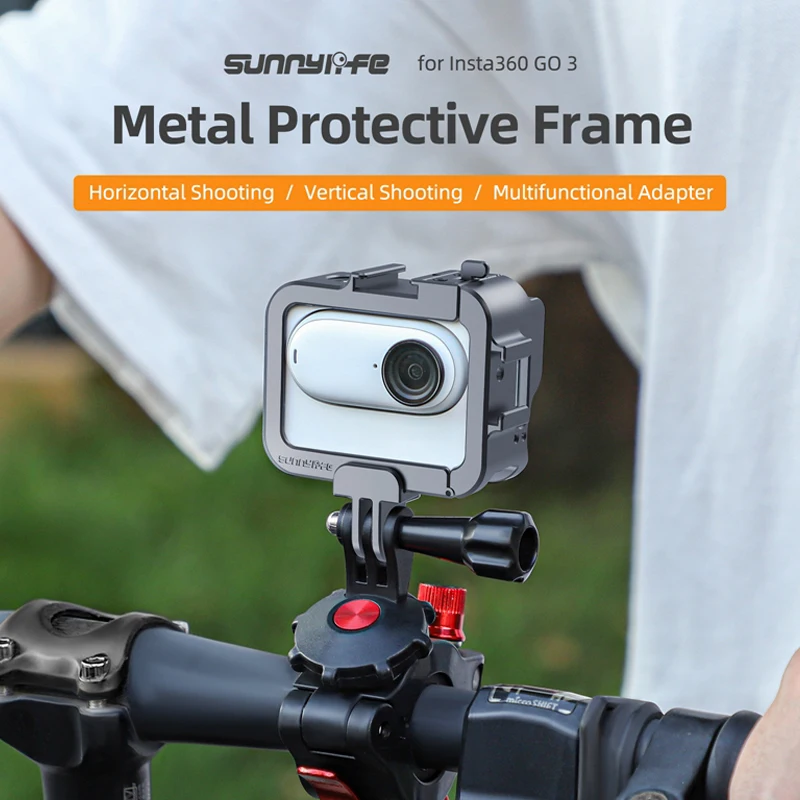 

Metal Protective Frame For Insta360 Go 3 Camera Extended Cage Adapter Mount Protective Case Prevent Scratch Bump Protector Kit