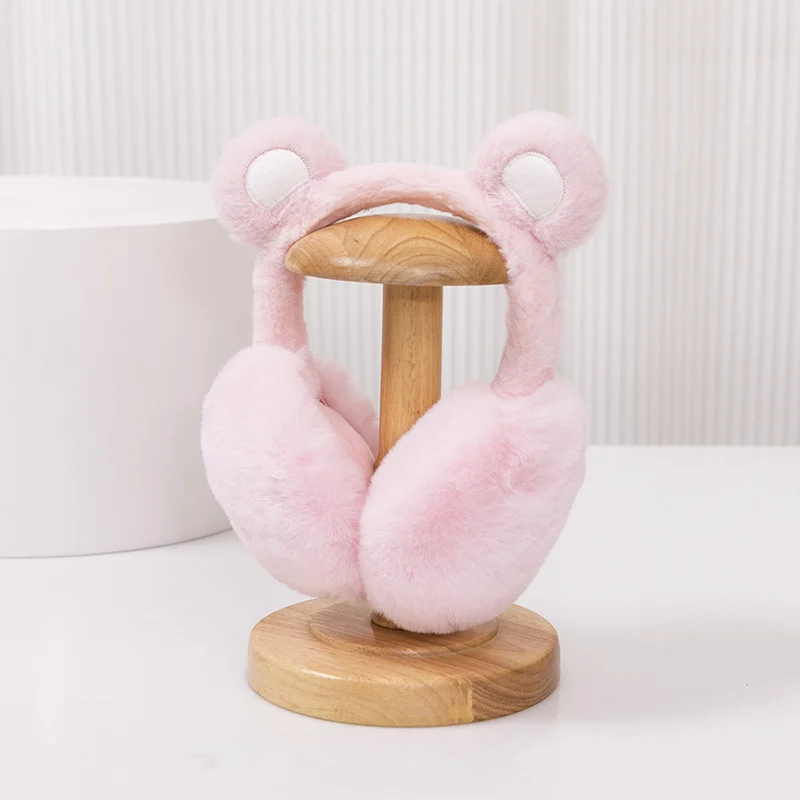 Kid Collapsible Solid Earmuffs Girl Velvet Ear Soft Muffs Winter Warm Child Outside Warm windproof Ear Shield Accessories