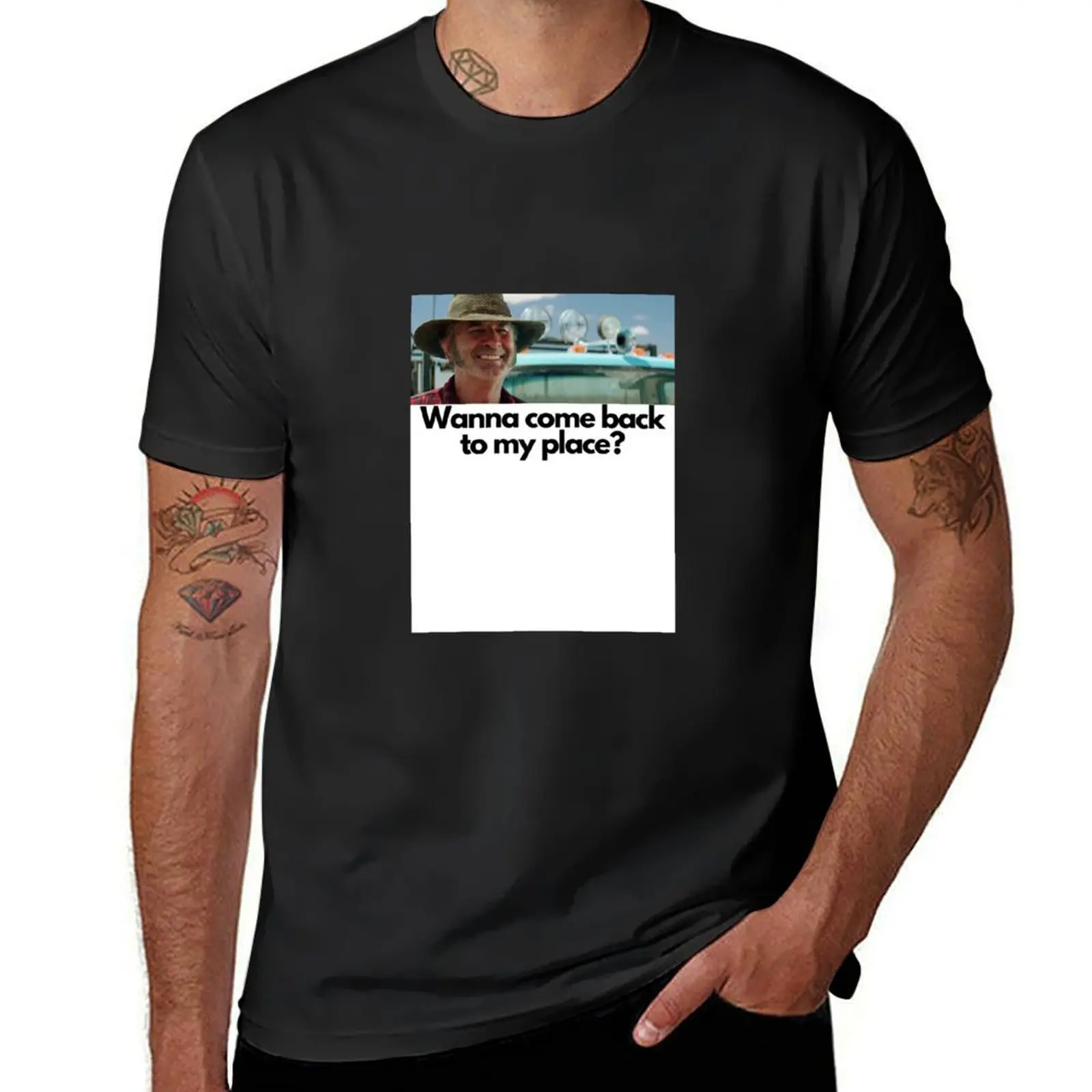 Wanna come back to my place? T-Shirt customizeds plain vintage mens t shirts pack