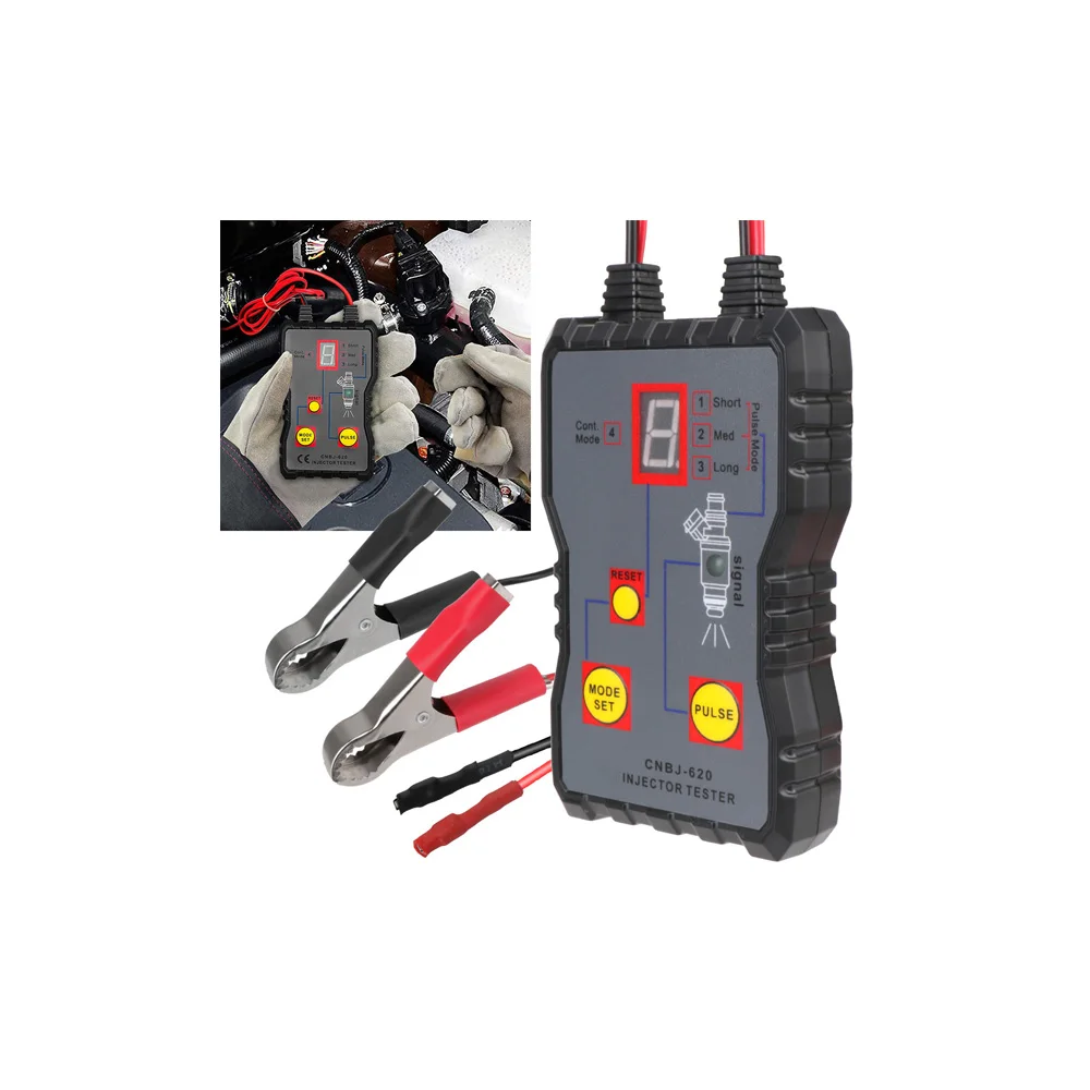

Injector Flush Cleaner 4 Pluse Mode Car Fuel Injector Tester