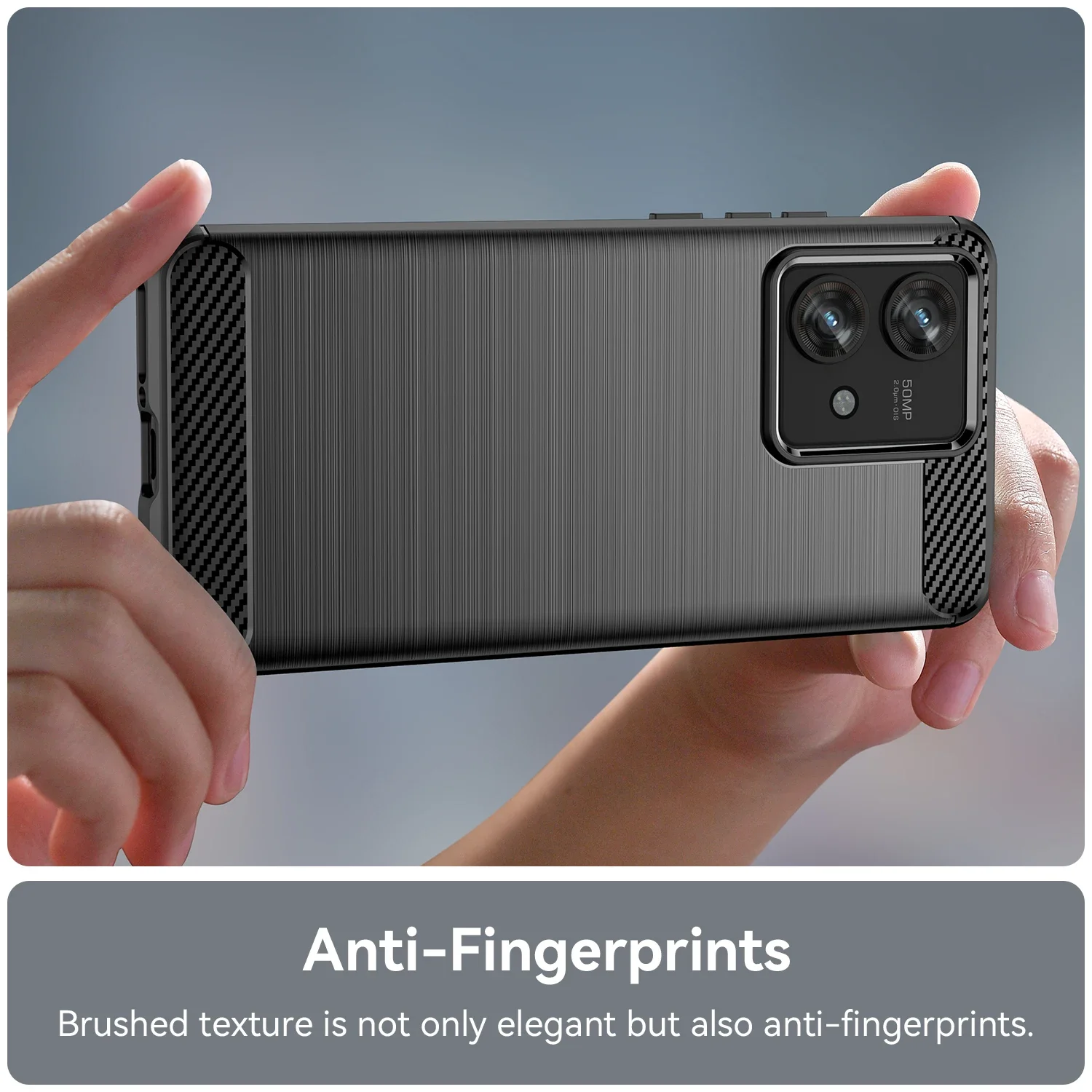 Enhanced Carbon Fiber Texture TPU Shockproof Protective Case