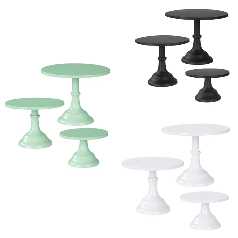 

3Pcs Cake Stand, Cake Stand , Tall Cake Stands For Dessert Table, Perfect Display For Wedding Graduation Party
