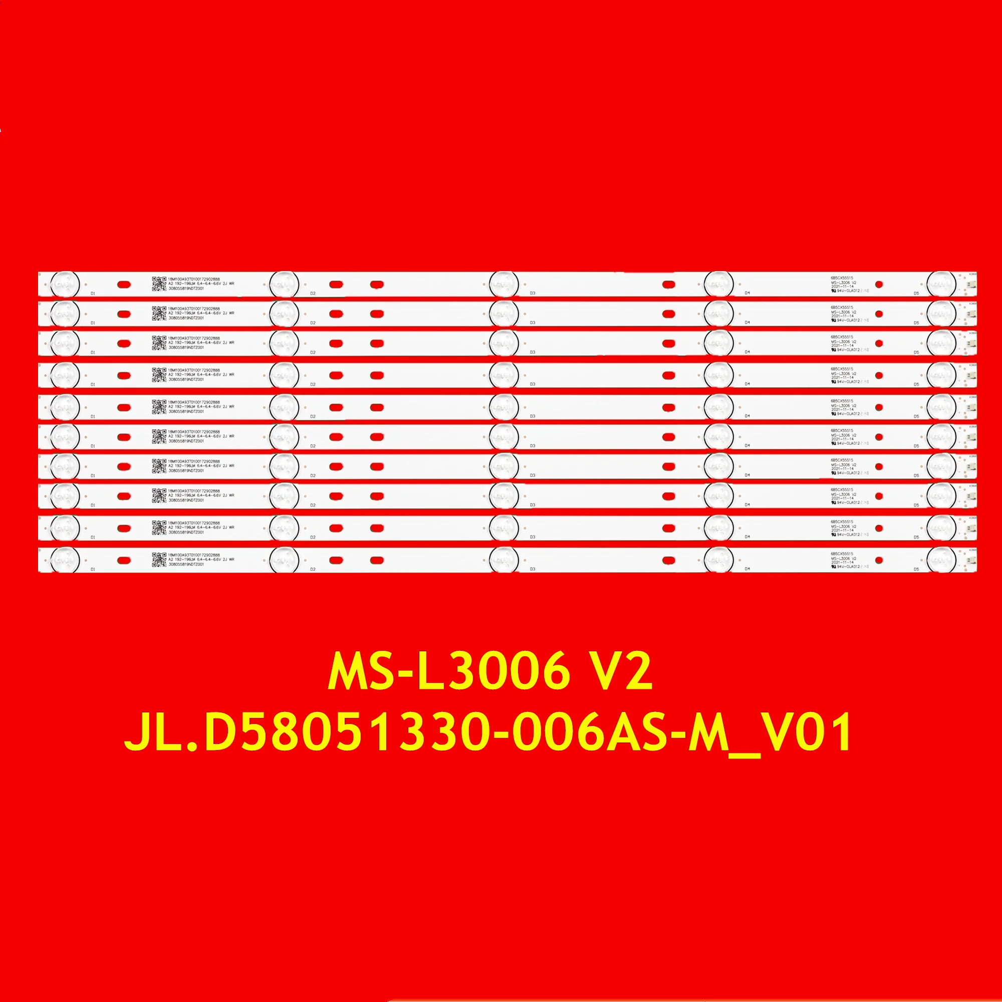 Светодиодная подсветка для 58F2 K58DLX9US CX580DLEDM MS-L3006 V2 JL. D58051330-006АС-M_V01