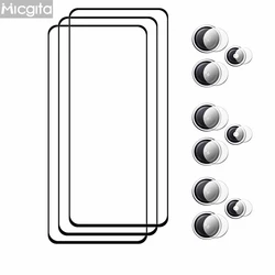 Advanced Screen Protector with Anti - Scratch Soft Fiber Film - Edge 50 Neo (3 Glass 3 len film)