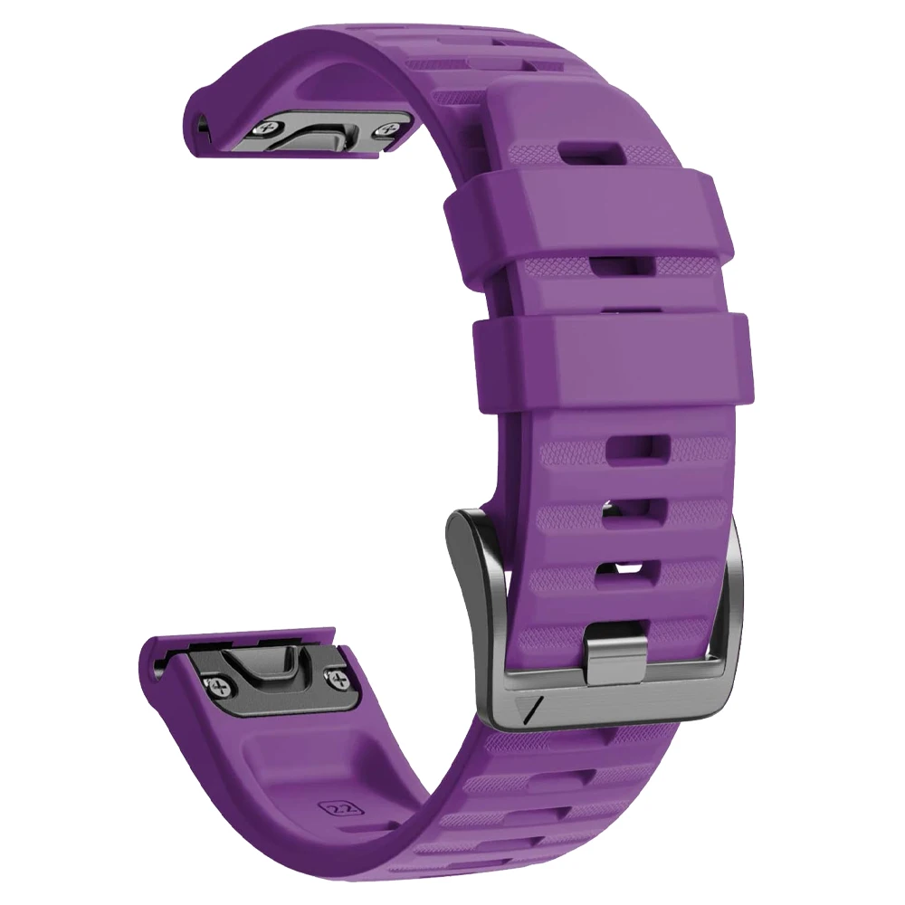 Durable Sports Watch Band with Quickfit Rubber Strap - 26/22mm