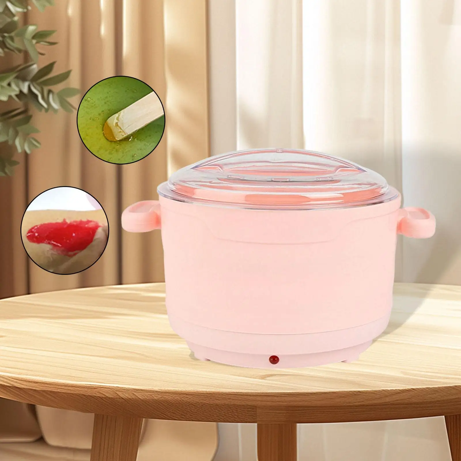 Wax Heater for Hair Removal for Soft and Hard Wax Beads Compact Pot Portable Professional Body Face Feet Women Hands