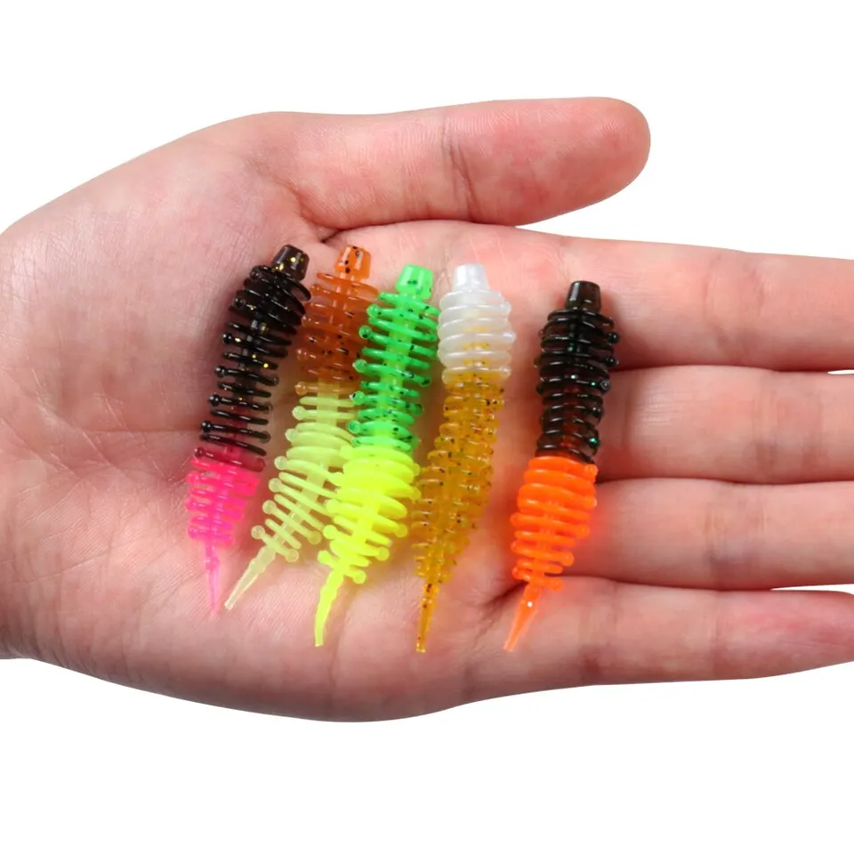 Moule à appâts en plastique souple, ver astucieux de 3,75 pouces, Ned, drop shot, Plastisol, USA Made - France