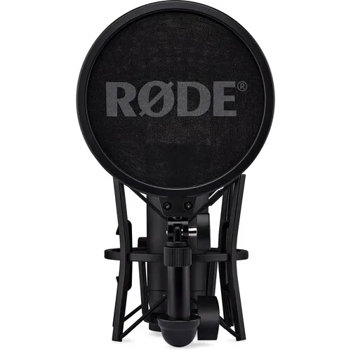 RODE NT1 5 세대 대형 다이어프램 카디오이드 콘덴서, XLR USB 마이크 (실버)