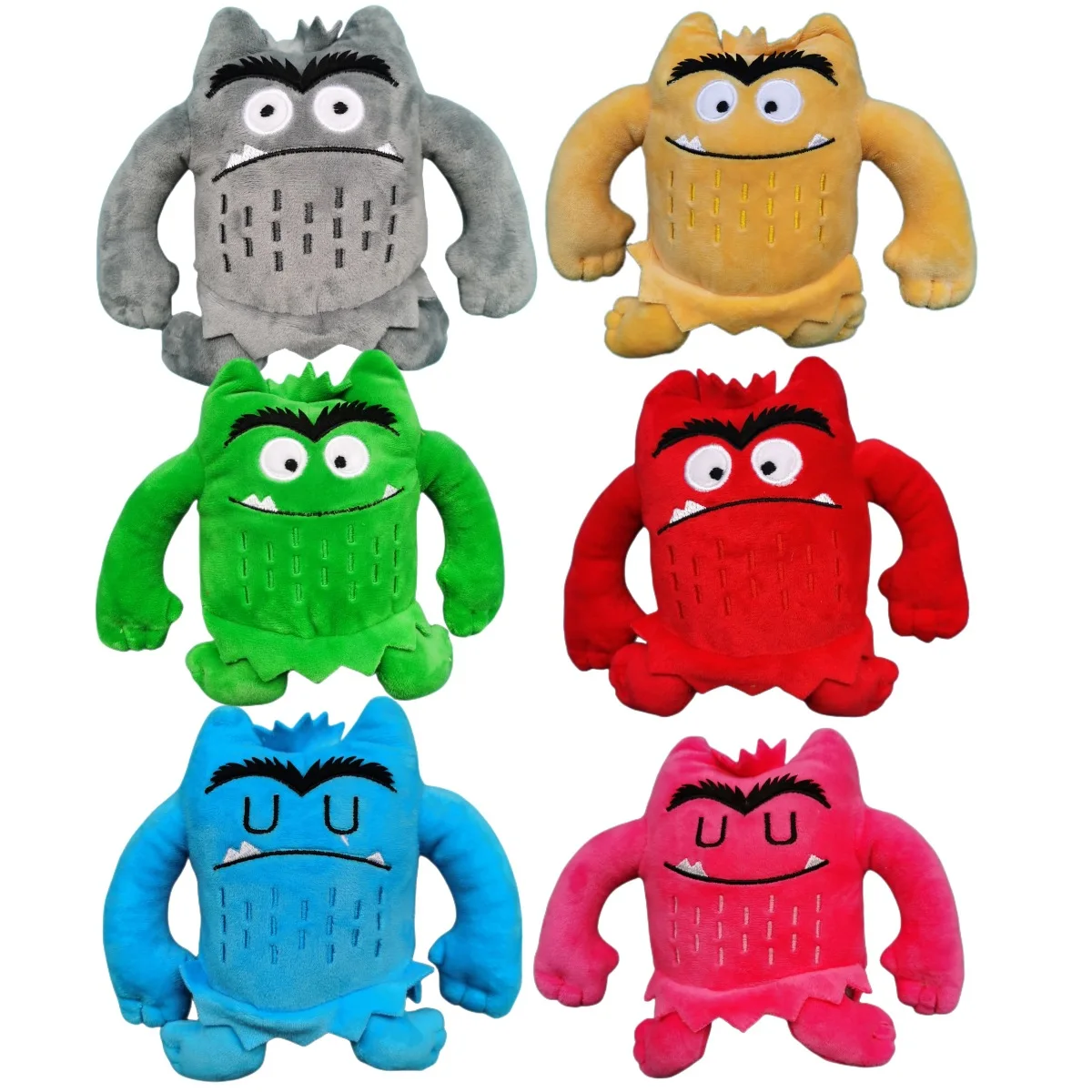 13cm Kawaii The Color Monster Plush Toys Soft Monster Plushies Game Anime Figure Dolls Kids Boys Birthday Gifts Valentine's Day