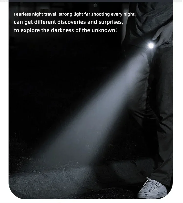 Description Picture 4 of itemKDULIT Mini Ultra Bright LED Flashlight 3*SST20 Led Rechargeable Emergency Pocket Torch Outdoor Camping Hunting Flash Light