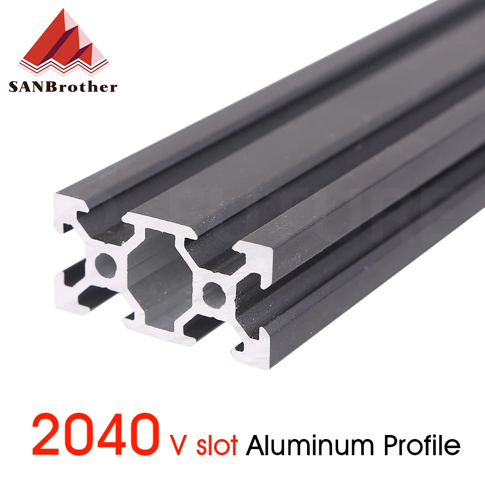 2040 V-SLOT EU Standard Anodized Aluminum Profile Extrusion Linear Rail 