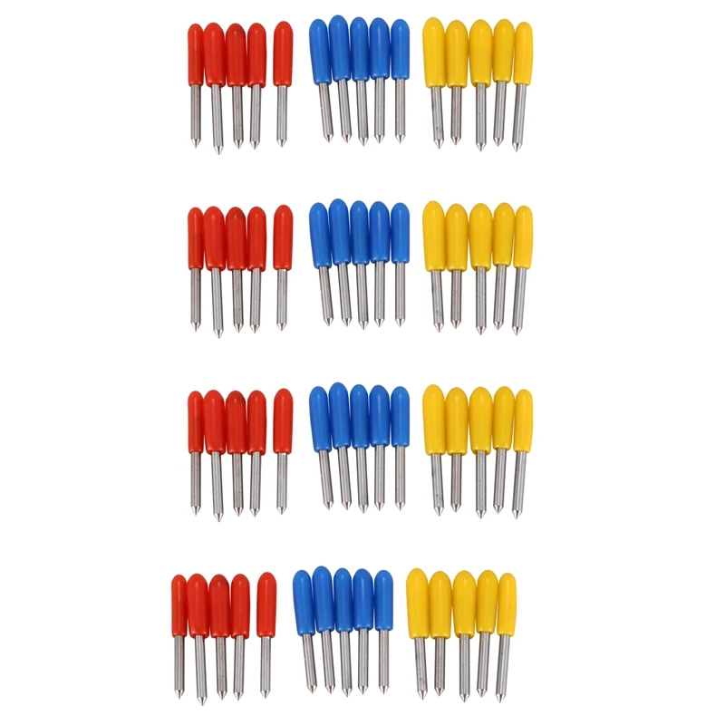 

60 шт. 30 градусов 45 градусов 60 градусов режущее вольфрамовое лезвие для режущего плоттера Roland, GCG, Jinka виниловый резак