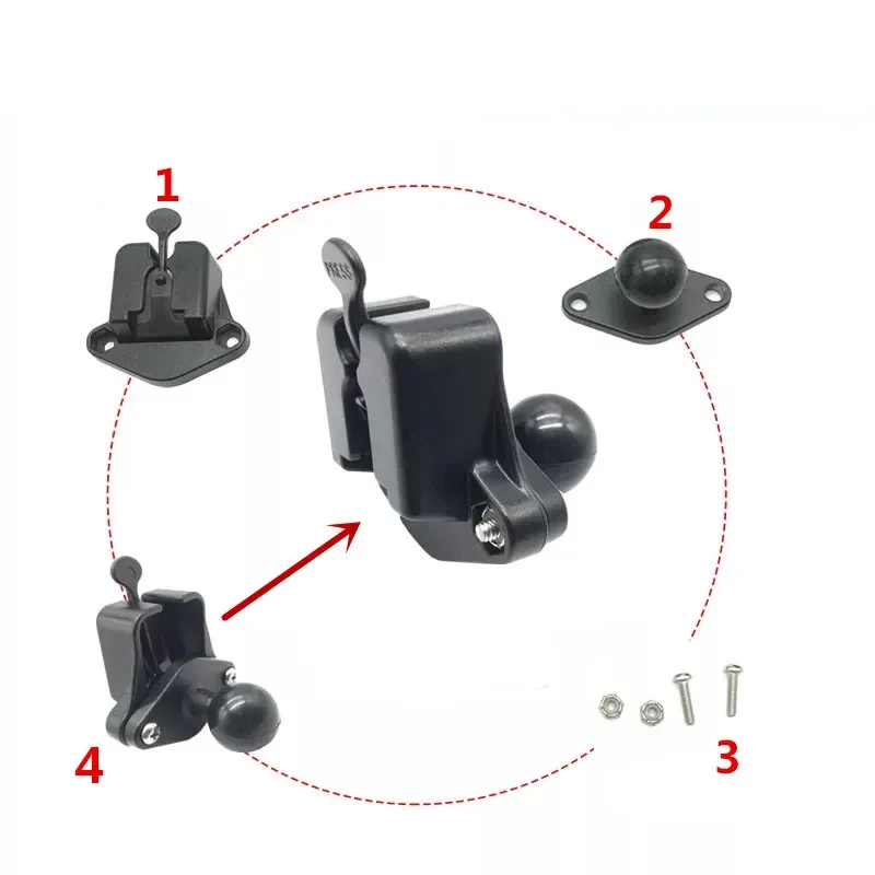 핸드 마이크 브래킷 홀더 후크 자동차 플랫폼 행거 랙, 야에스 7900R 8900R 100DR 용 야외 저항 방지 수리 부품