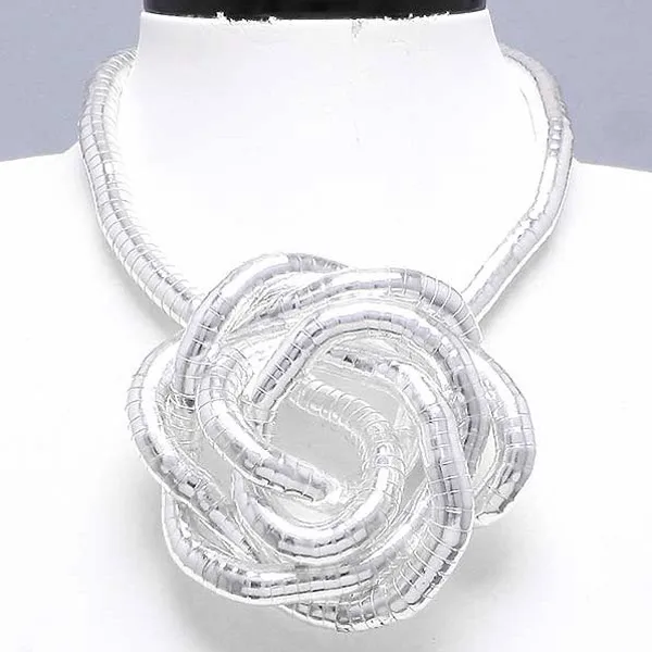 5 mm 90 cm Eisen flexible gedrehte Schmuck biegsame Schlangenhalskette 12 Farben erhältlich – Detail 7