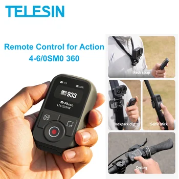 TELESIN 60M T13 Telecomando intelligente compatibile con Bluetooth con display sul cinturino da polso per DJI OSMO Action 6 5pro 4 OSMO 360