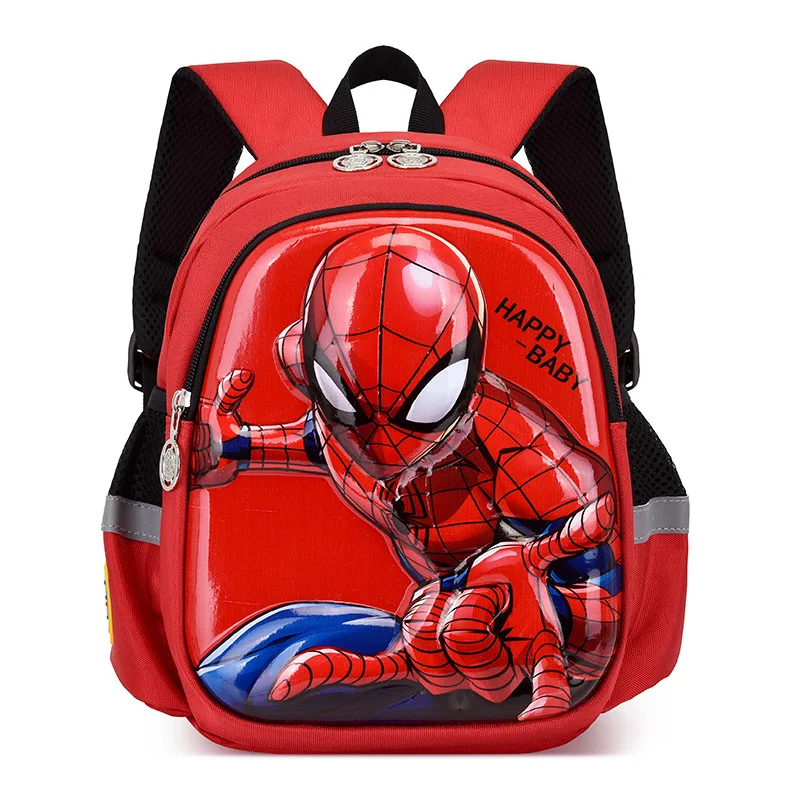 2022 Disney New Kindergarten Bag For Boys Spider Man Student Shoulder Orthopedic Backpack Age 3-8 Kids Birthday Gifts Mochila