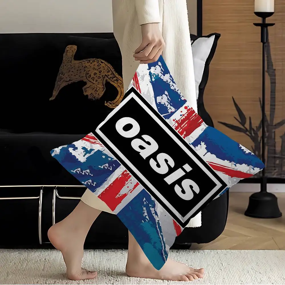 O-Oasis 밴드 베개 커버 홈 침구 장식 베개 커버 웨딩 슈퍼 소프트 베개 케이스