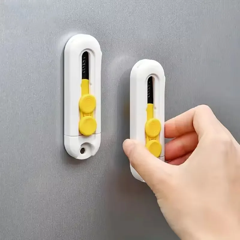 자석식 택배 개봉칼 다기능 휴대용 택배 포장 개봉칼 접이식 자동잠금 리바운드 아트 나이프 도구