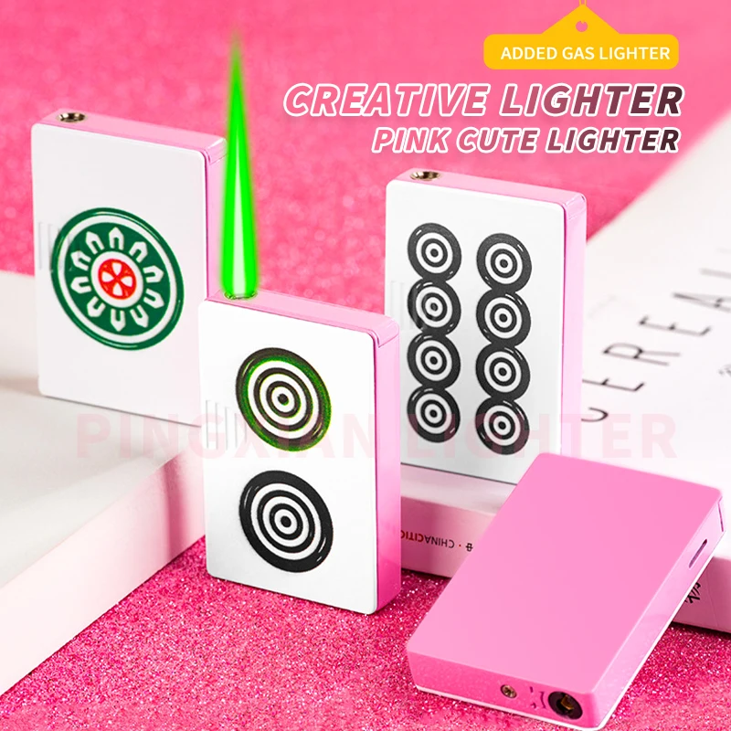 MetalPlayingCardsJetLighterPlayingCardButaneWindproofMetal