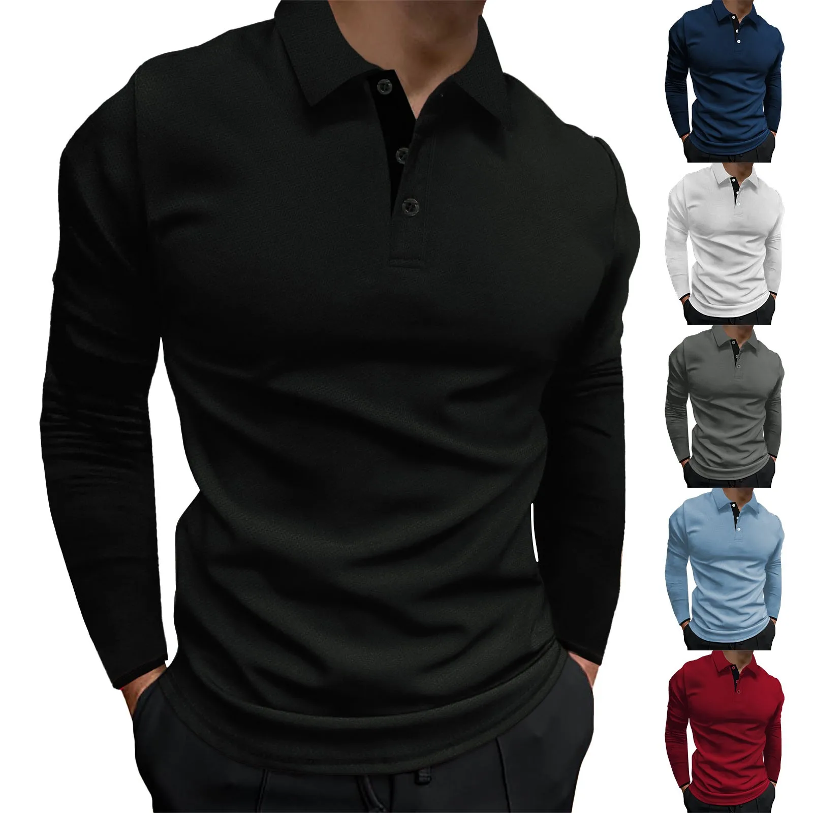 Men'S Summer Printed Collar Men's T Shirt Man Shirts Men's Short Sleeve Shirt Long Sleeve T Men Large Tall Mens Shirts
