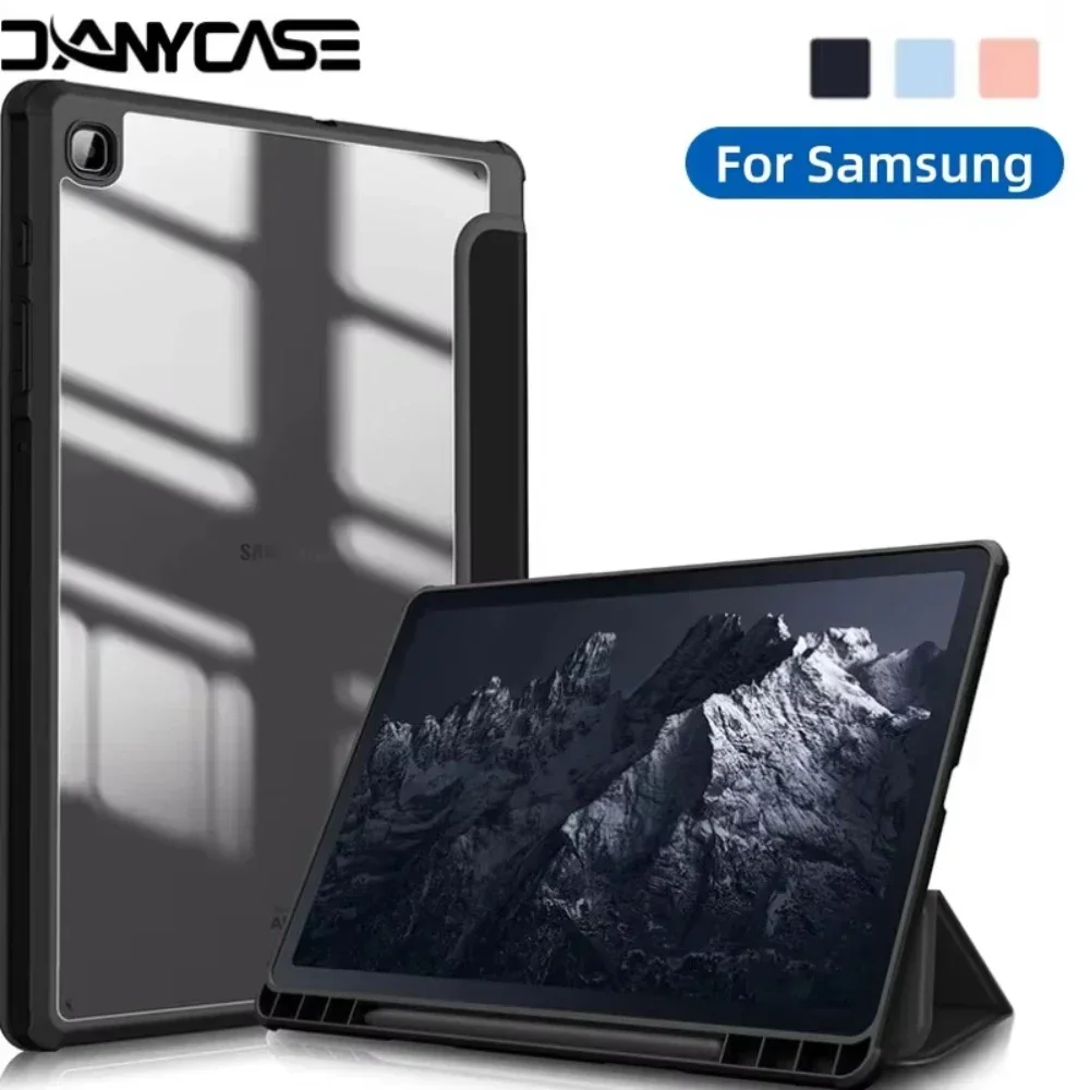 Enhanced Tablet Case with Auto Wake/Sleep & Pencil Holder