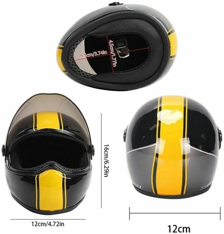 Pet Motorcycle Helmet Small Full Face For Cat Dog Puppy Outdoor Head Protecting