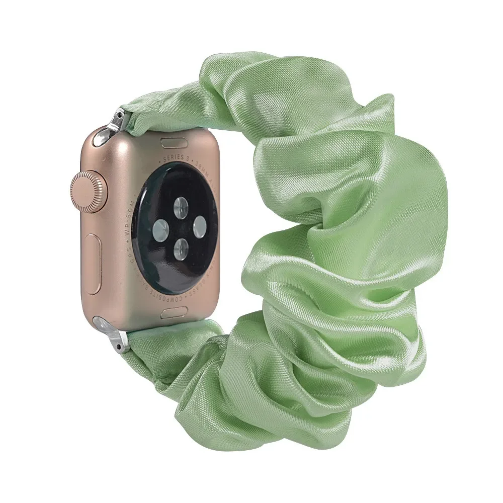 Enhanced Product Title: Stylish Adjustable Elastic Scrunchie Watch Band Strap