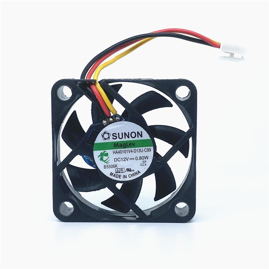 SUNON Maglev 4010 40mm 40x40x10mm Cooling Fan 4CM HA40101V4-0000-c99 DC12V 0.8W For 3D Printer North Bridge Chip Fan 3pin