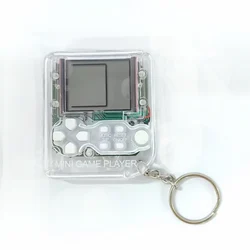 Retro Mini Handheld Electronic Game Console for Kids - Classic Puzzle Gaming Gift (White)