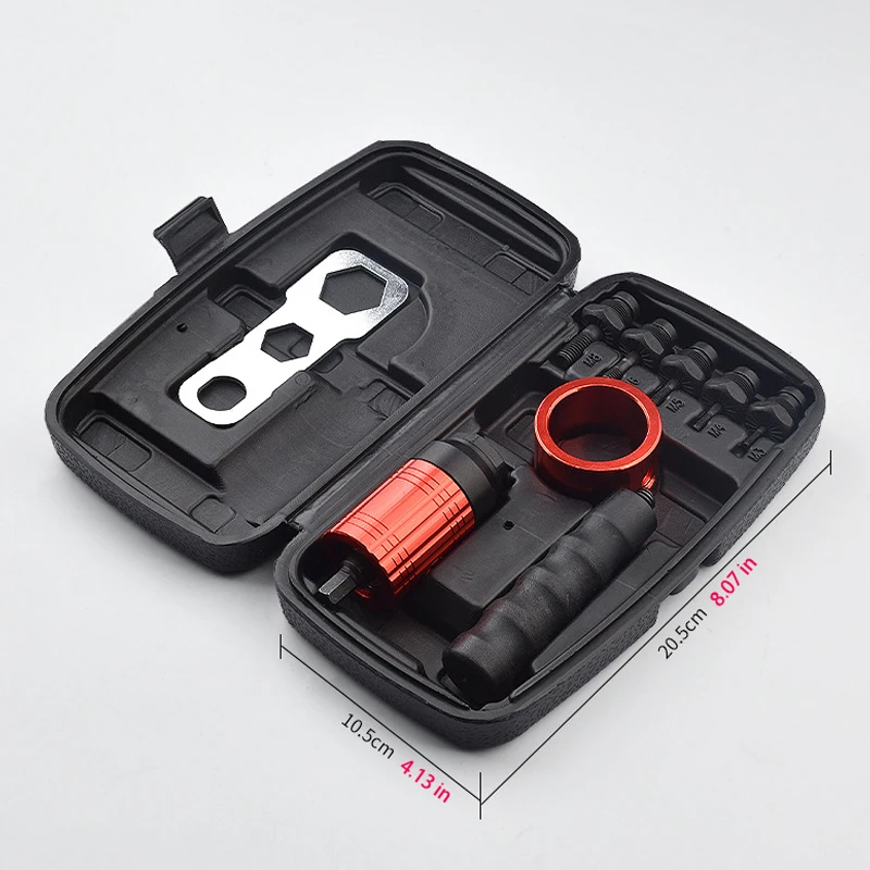 M3-M8 Rivet Nut Gun Riveting Cordless Rivet Drill Electric Adapter Insert Nut Tools Can Be Used In Manual And Electric Mode