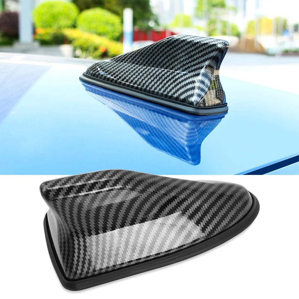 Carbon Fiber Car Roof Shark Fin Aerial Antenna for Suzuki Swift Wagon R