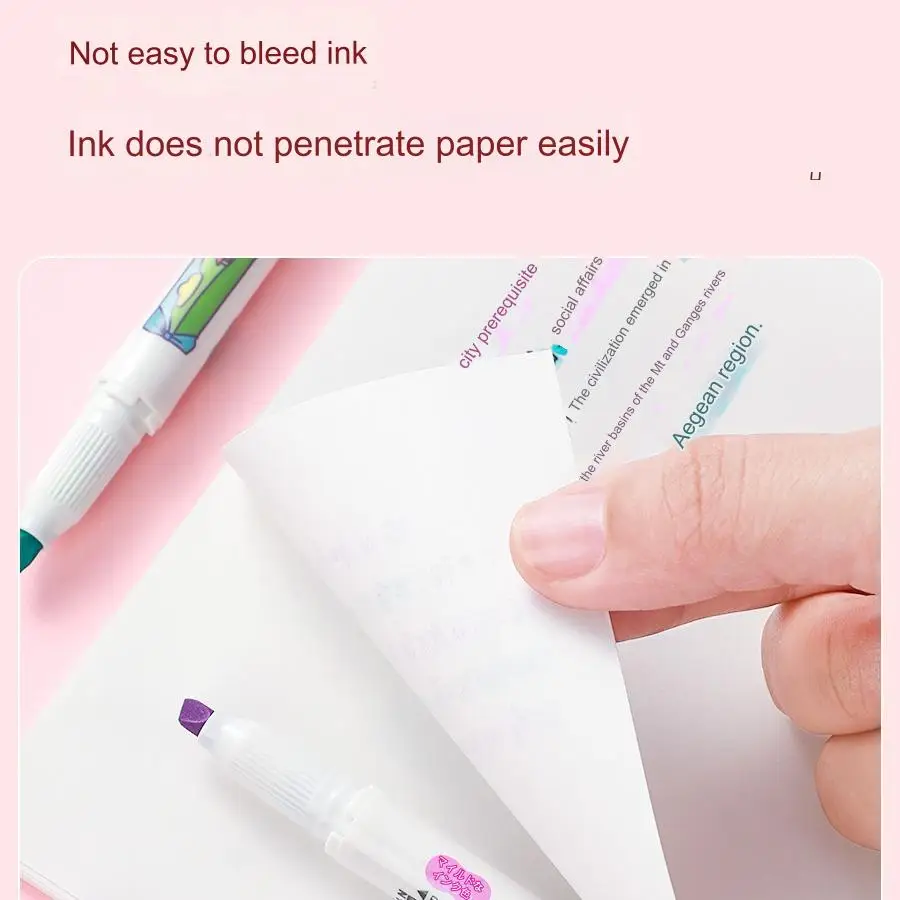 Highlighter Pen Set Broad Fine Dual Tips Assorted Ink Colors for Marking Underlining Drawing Zebra Mildliner highlighter marker,highlighter pen,art marker,marker pen