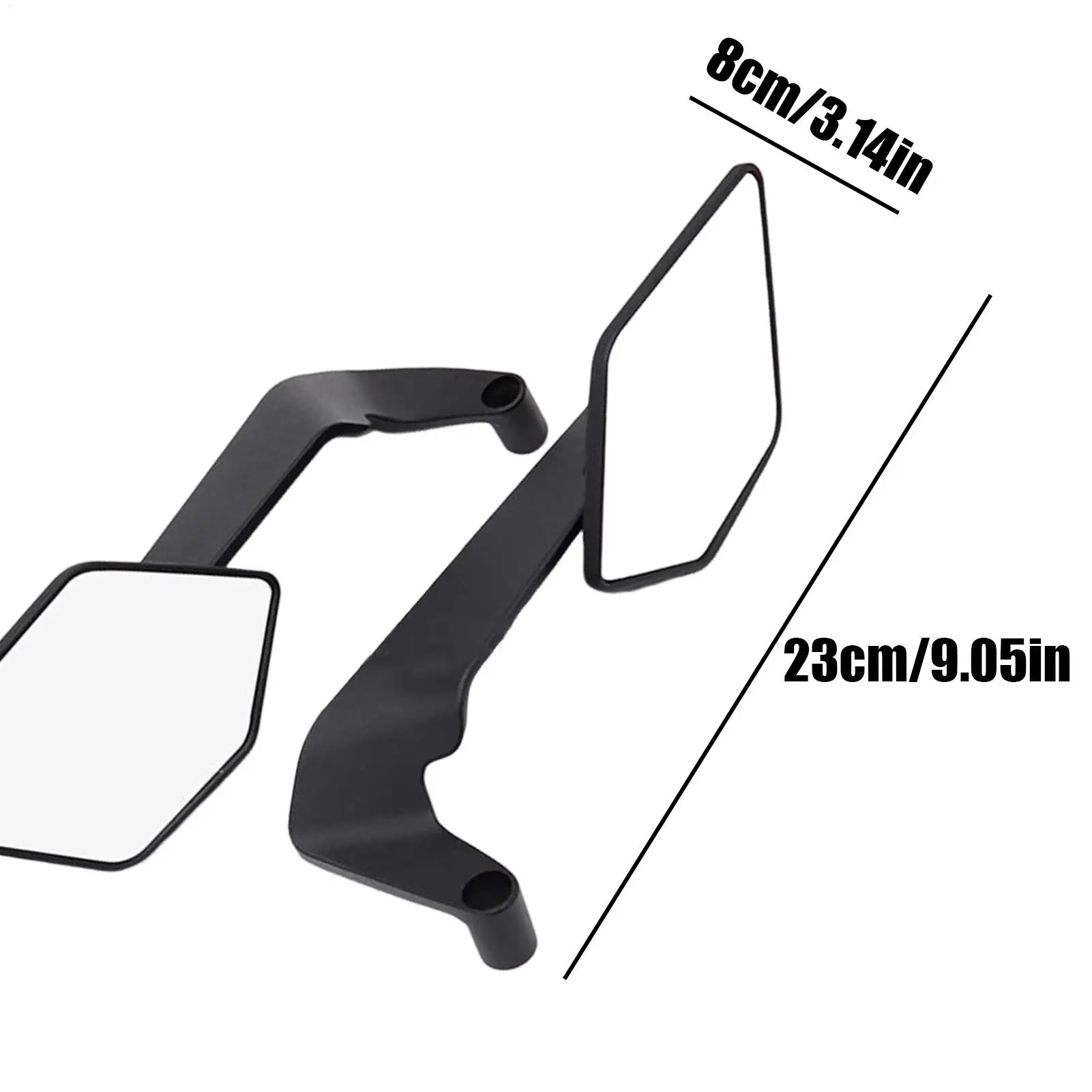 2pcs universal Motorcycle Rear View Mirror Side Mirror Motorcycles Cycling Accessories Rotating Reflector Spoiler For YAMAHA