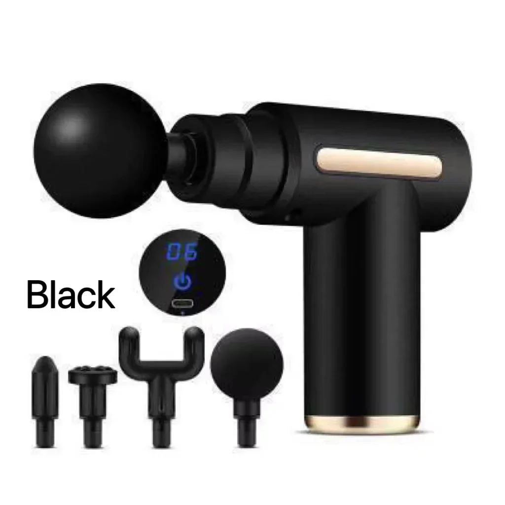 USB Mini Massage Gun Fascia Machine Muscle Relaxation Vibrating Gun Rod Massage Fitness Equipment Neck Grab Fascia Gun