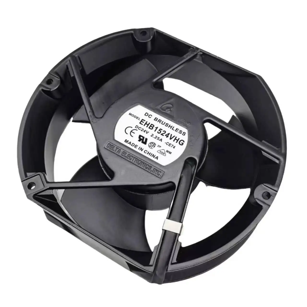 오리지널 델타 EHB1524VHG-CE75 172x172x51mm 고속 블로워 - 24V 0.9A 4000RPM 302CFM 인버터/냉각용 23W, 60dB