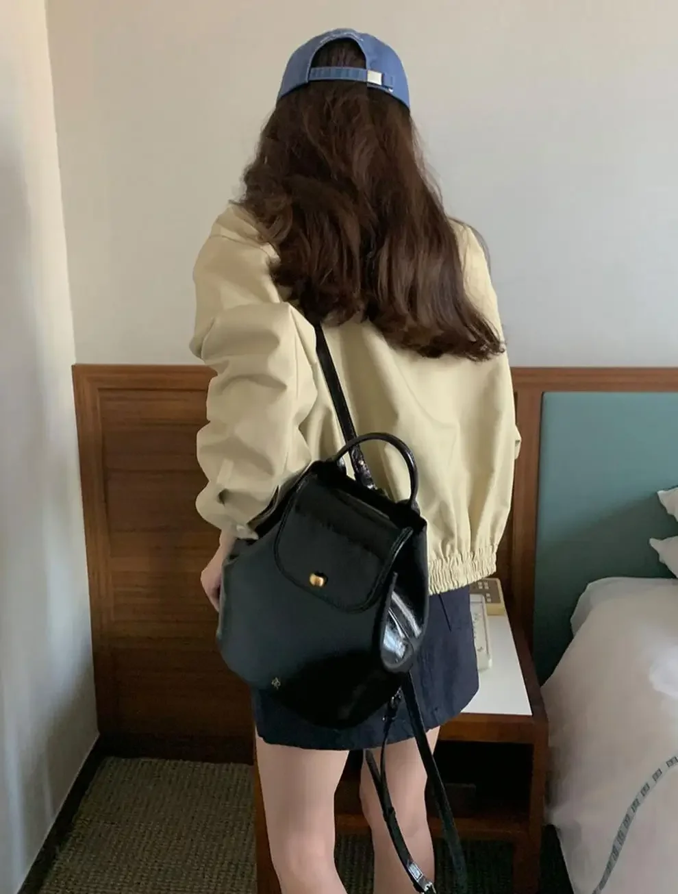 Description Picture 5 of itemPlus Size Fashionable Korean Style Casual Petitelapel Cropped Jacket Autumn New Arrival Baseball Workwear Large Size Outerwear